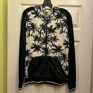 MEN’s Andrew Christian Mesh Sleeve Kangaroo Hoodie size Small